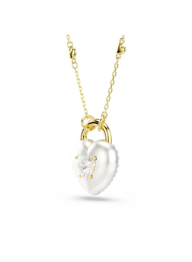 Swarovski  Idyllia White Crystal Gold Tone Plated Pendant Necklace for Women | Best Price UAE